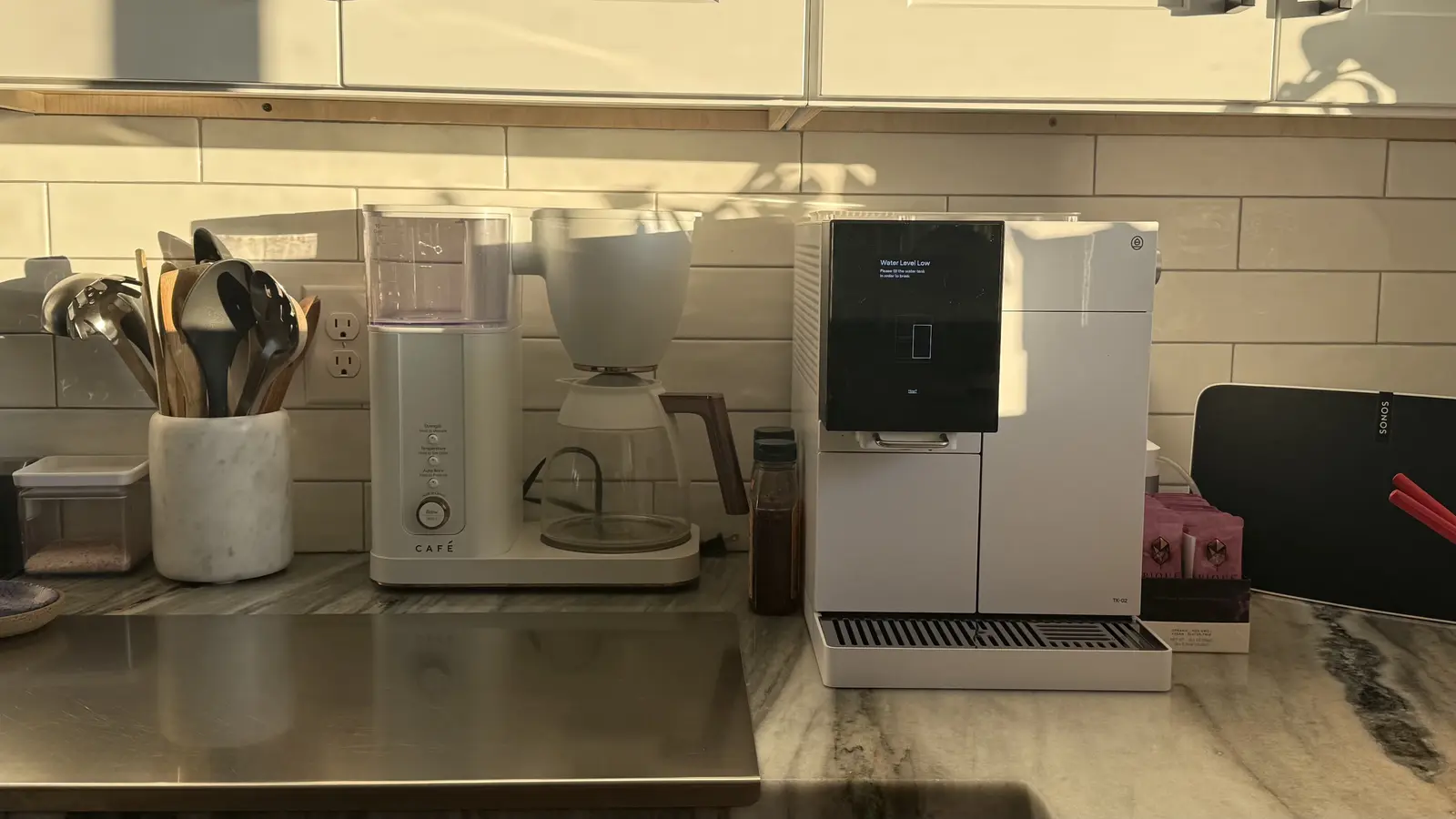 Eric Hinman's Terra Kaffe super automatic espresso machine setup